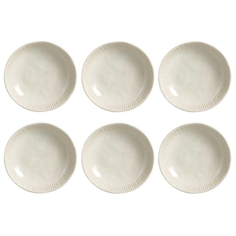 Conjunto De Pratos Fundos 06 Peças Linhas Clay Porto Brasil
