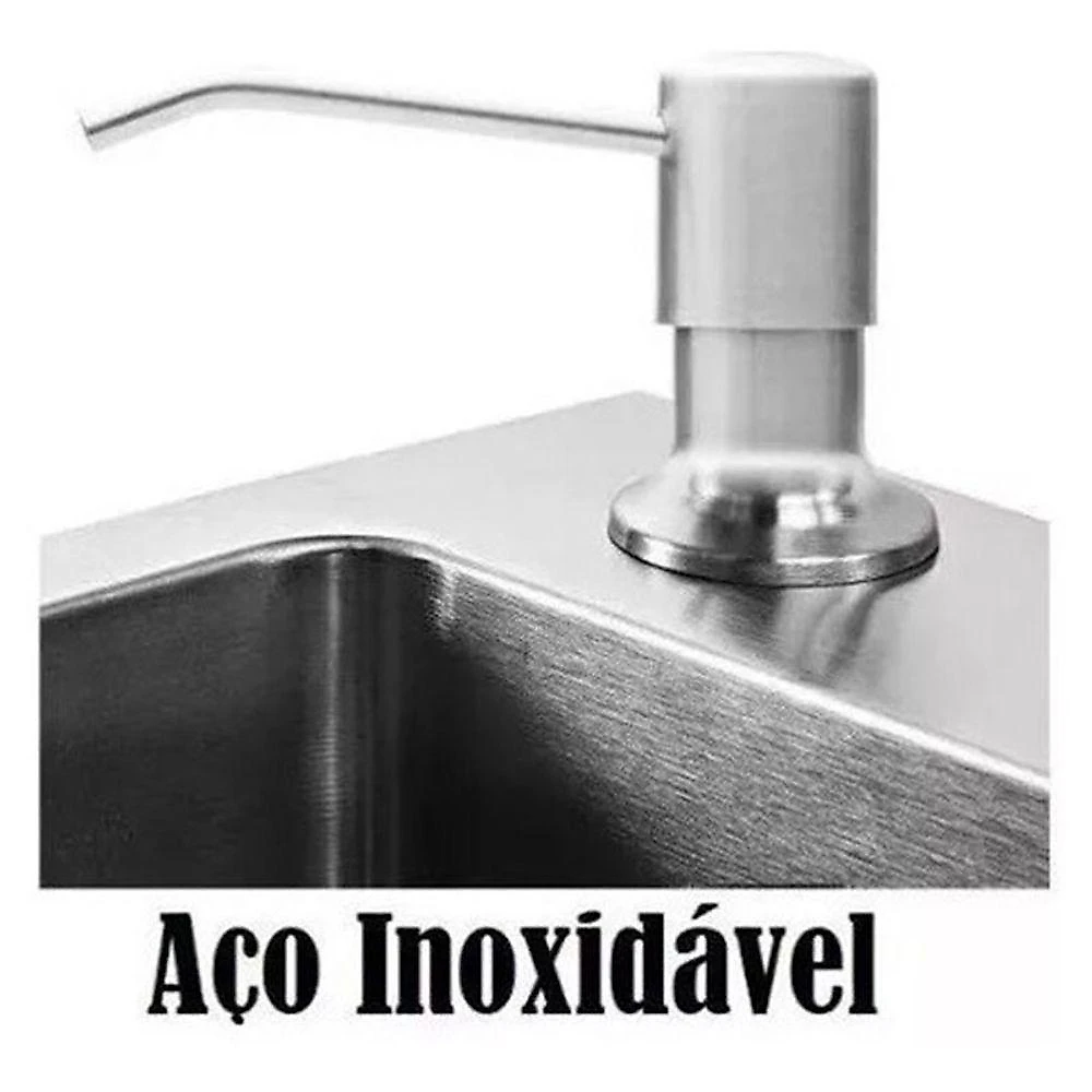 Dispenser Dosador Embutir Kit 18 Un Sabonete Liquido Sabao Detergente Cozinha Pia Banheiro Lavabo