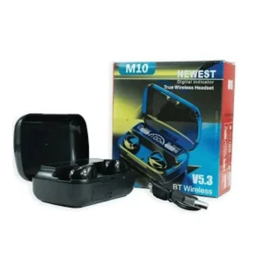 Fone de Ouvido Bluetooth MDM M10 com Case Power Bank Autonomia Média 4 Horas