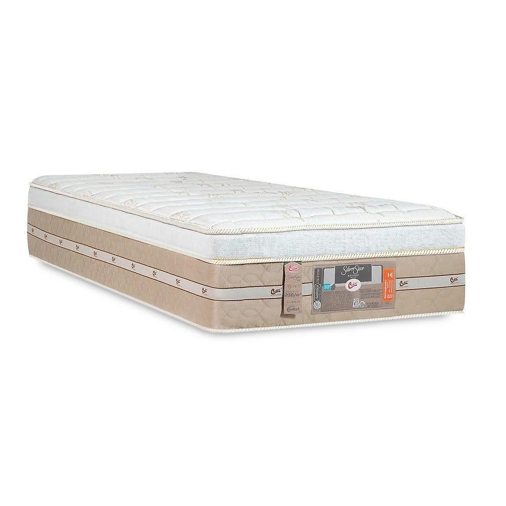 Colchão Castor Solteiro Silver Star Air One Face Pocket 96x203x32cm