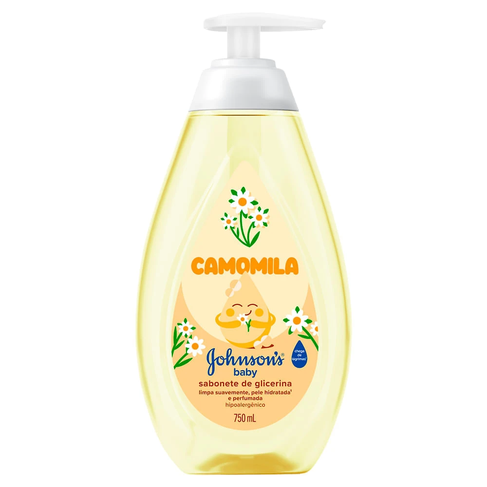 Sabonete Líquido de Glicerina Johnson's Baby Camomila 750ml