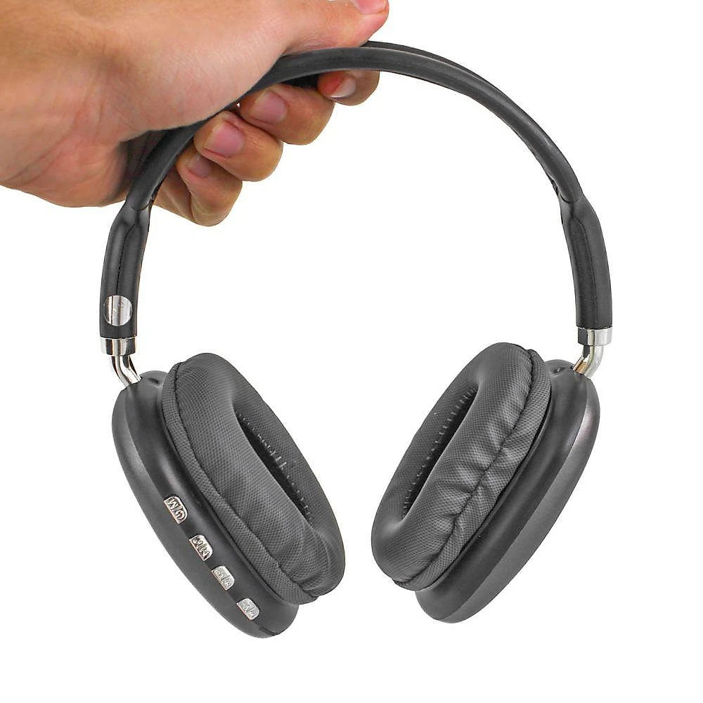 Headphone Bluetooth P9 com Microfone Micro SD e Rádio FM Preto
