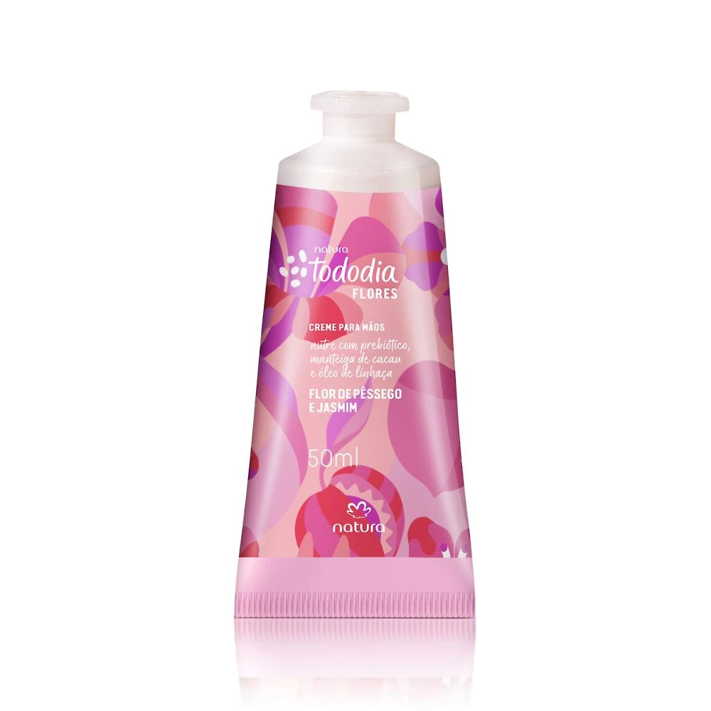 Creme Nutritivo para as Mãos Tododia  Flor de Pêssego e Jasmim 50 ml