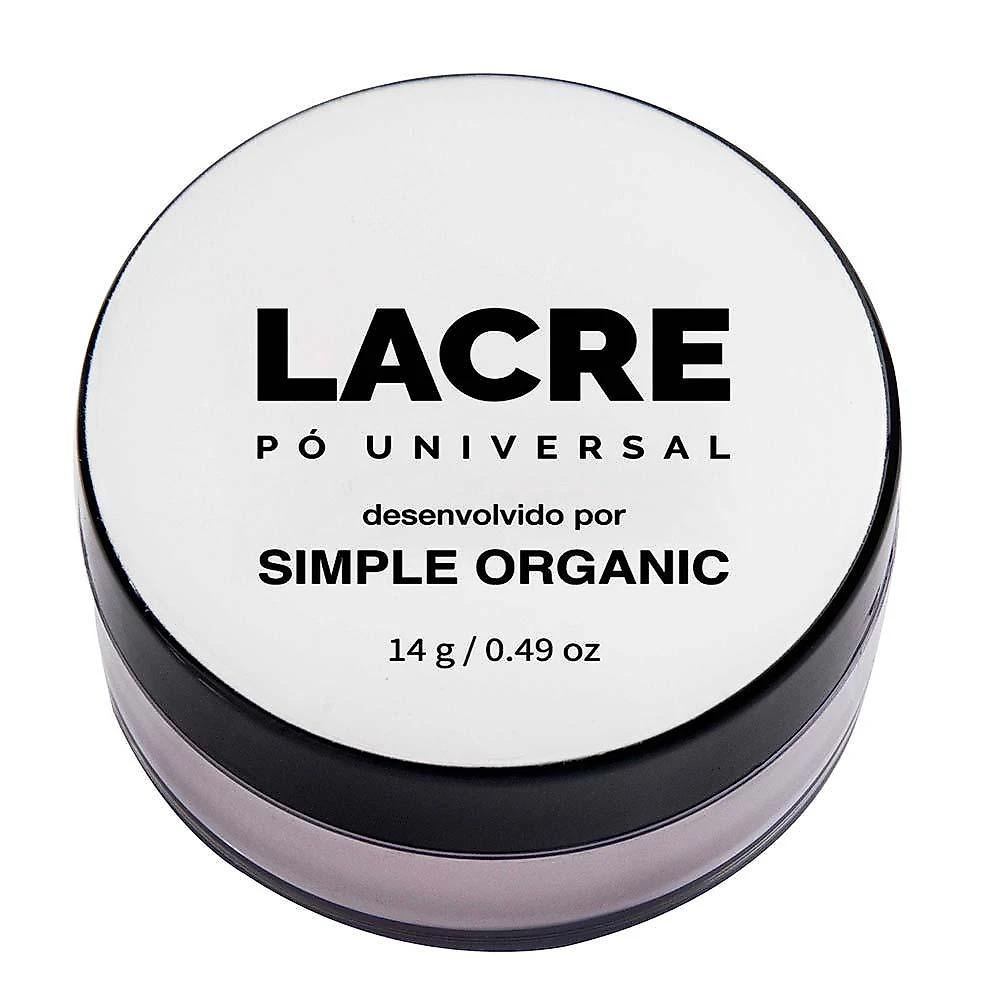 Pó universal facial simple organic lacre 1 un