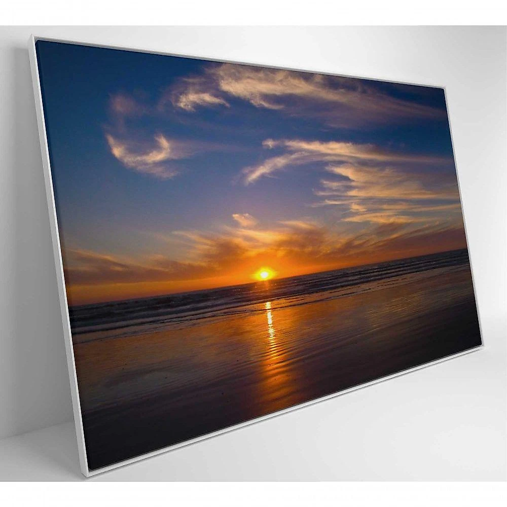 Quadro Por Do Sol Em Cape Town 120x80 Cm Tecido Canvas