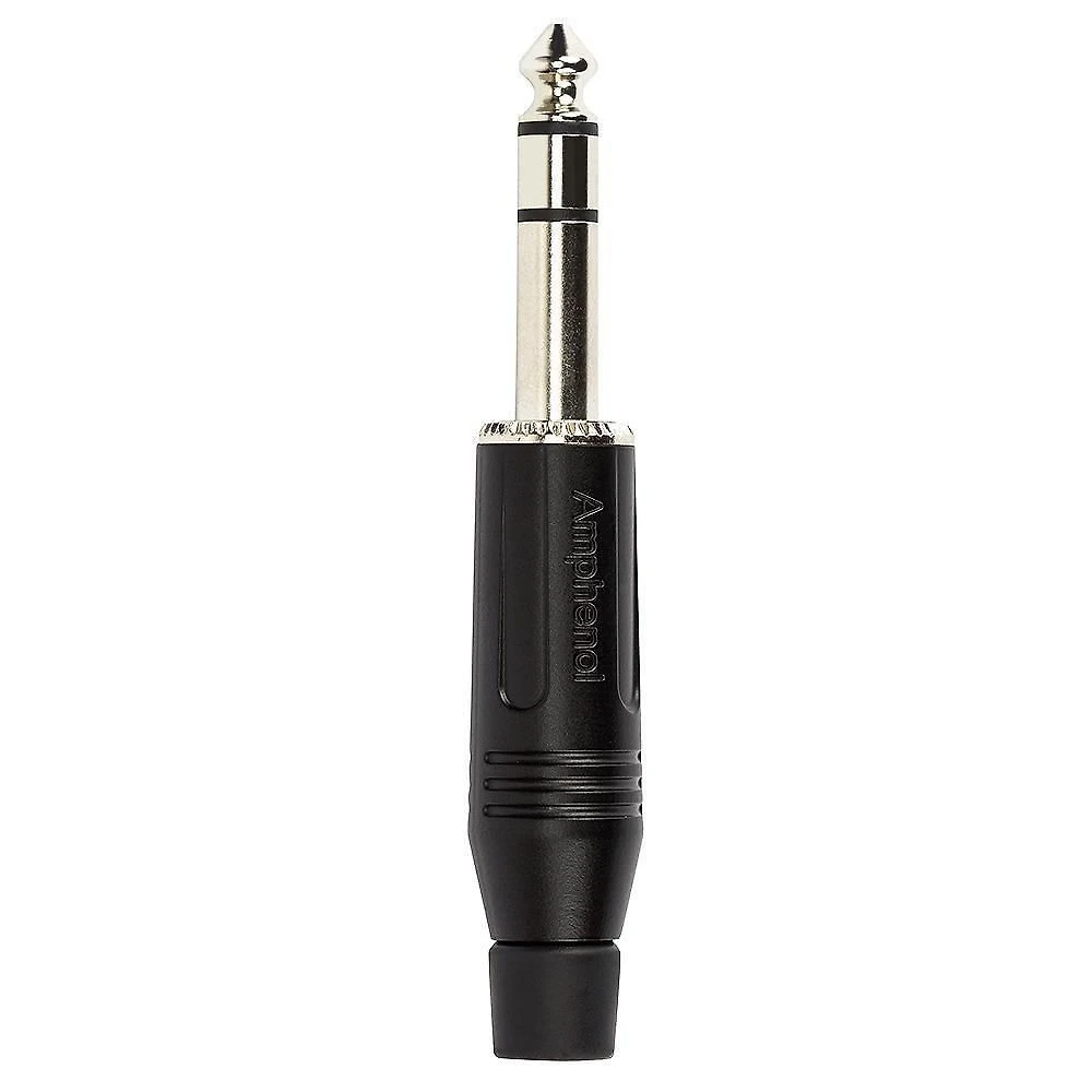 Plug P10 Estereo Black Acpm-gb - Amphenol Estereo