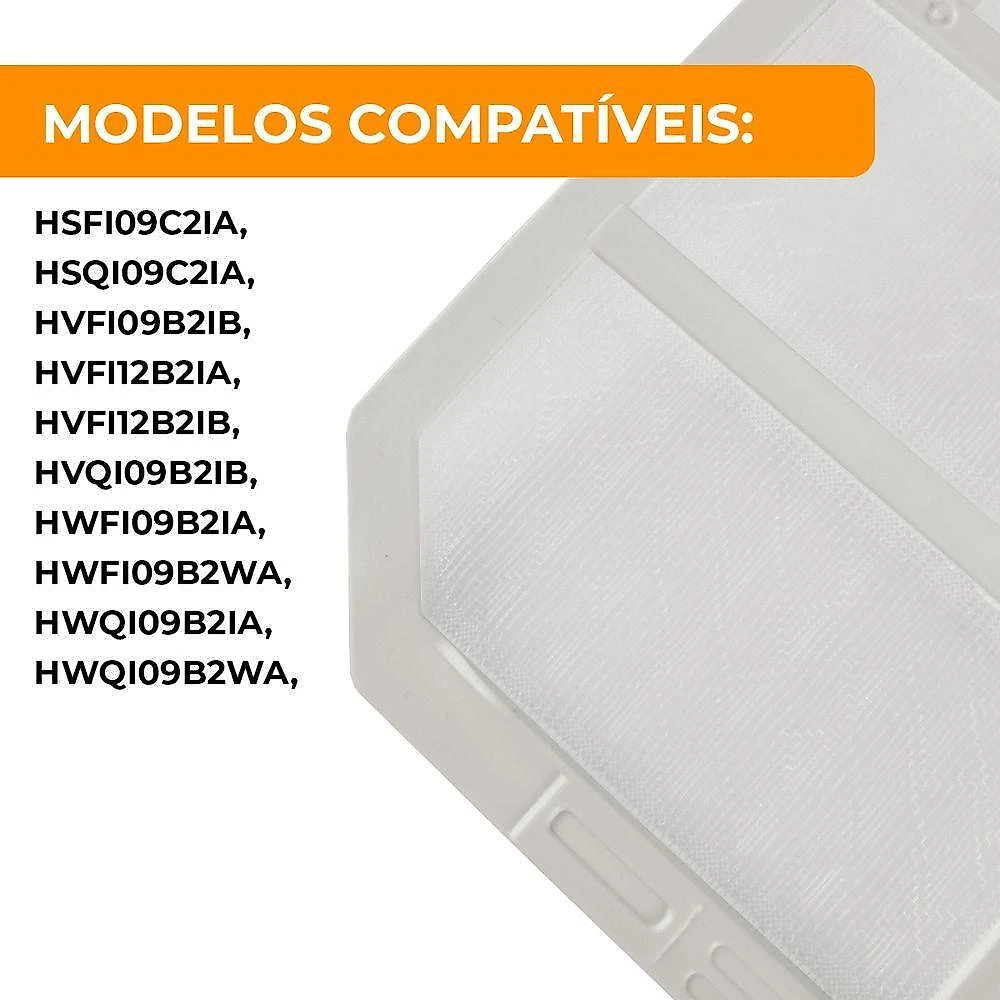 Filtro Evaporadora 9.000 E 12.000 Btus Frio E Qf Elgin Original Único