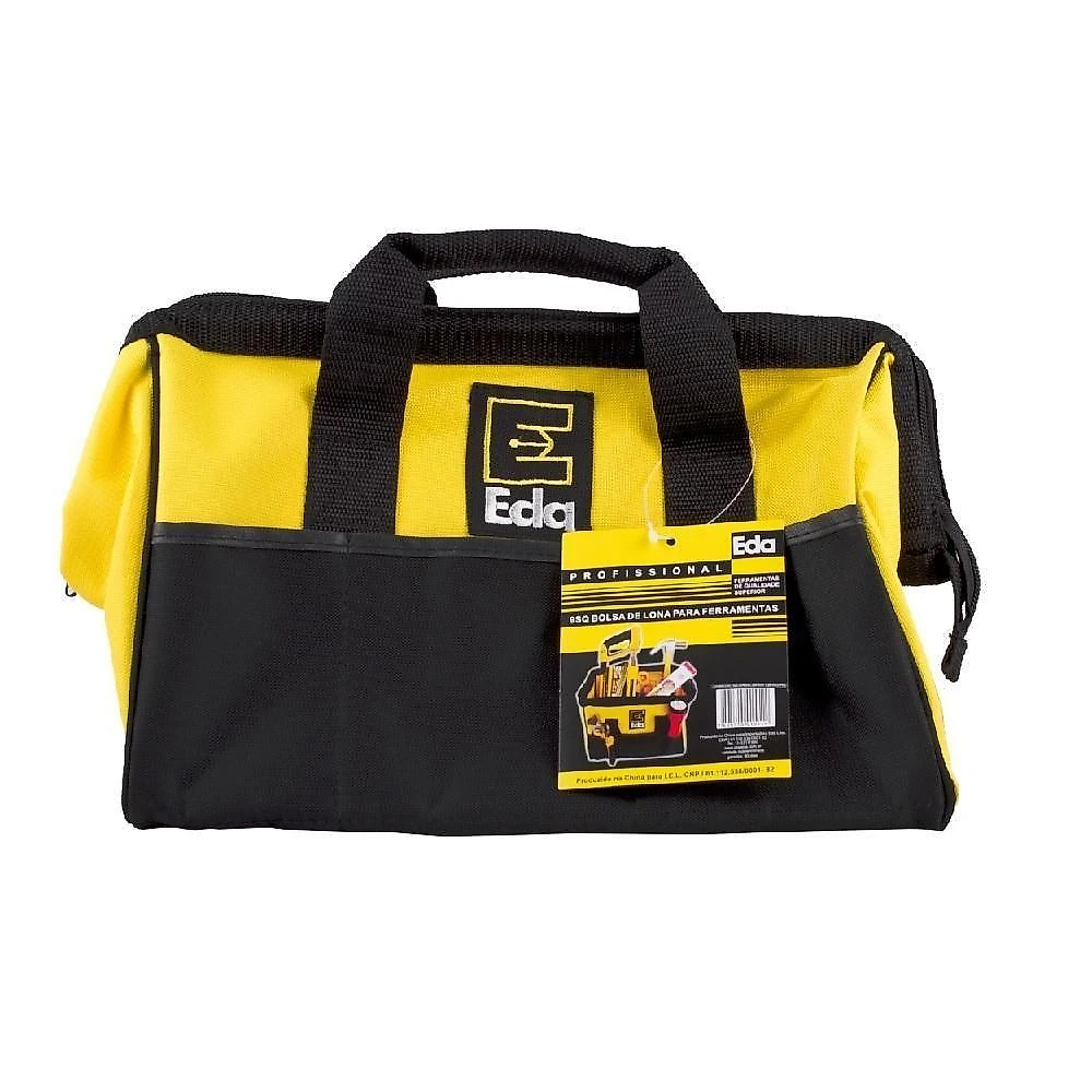Bolsa de Lona para Ferramentas 9SQ 21 Bolsos Fundo Rígido Preto Yeet