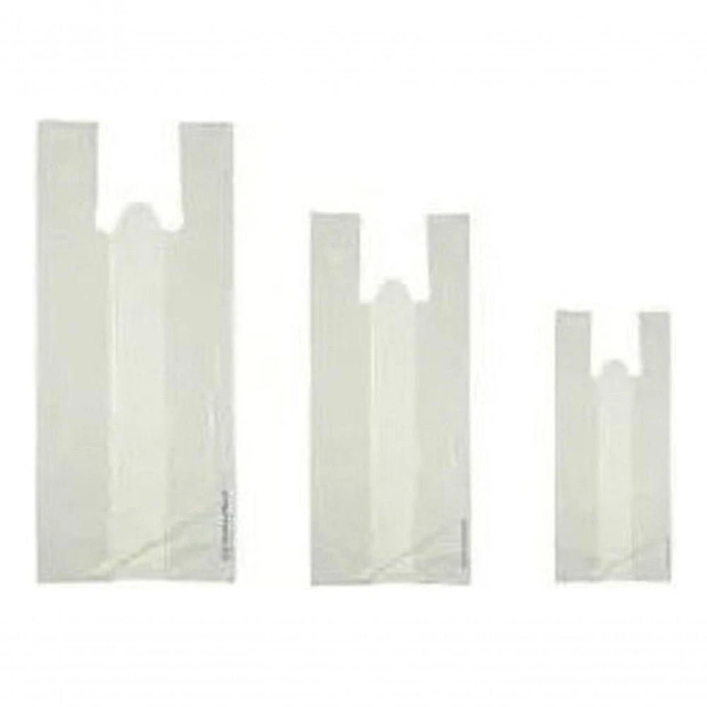 Sacola Plástica Reciclada 70x90 Pacote de 5 kg com Polietileno Recuperado Creme Higipack