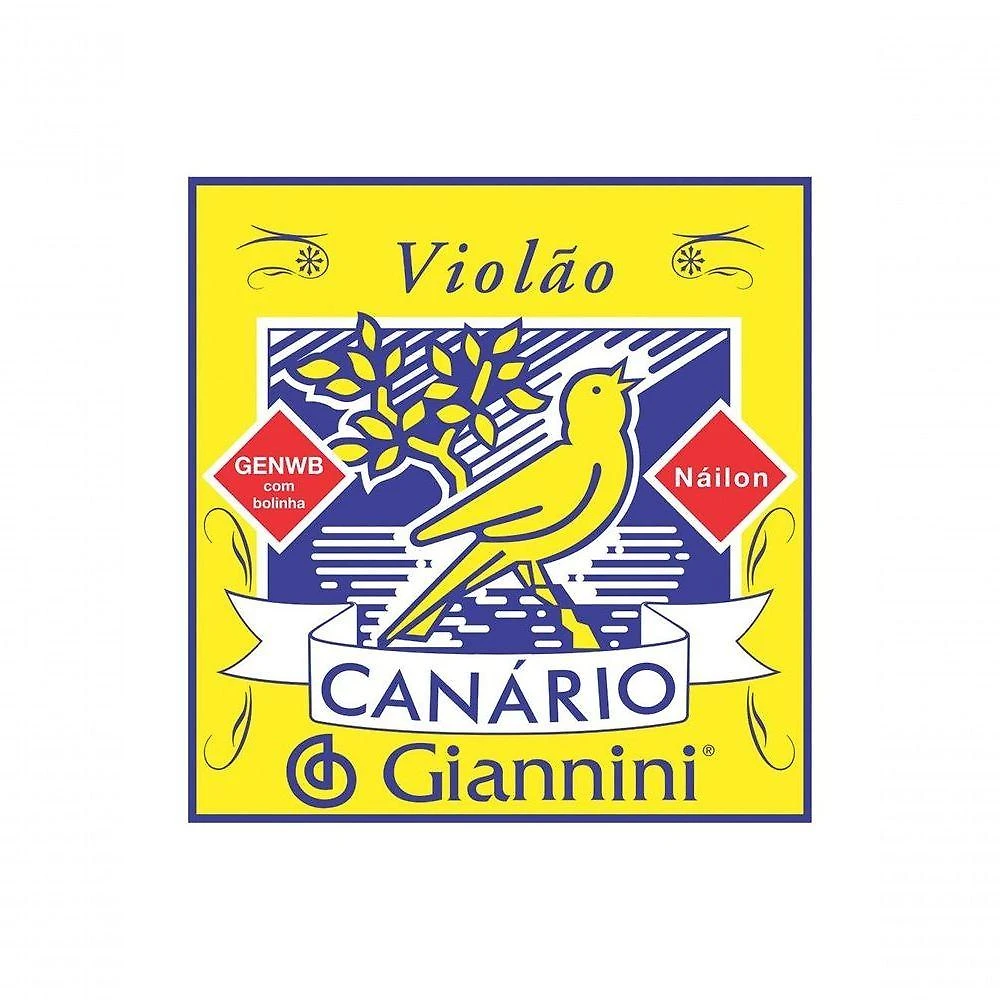 Corda De Nylon Giannini Canario Genwb6 6 Para Violao Com