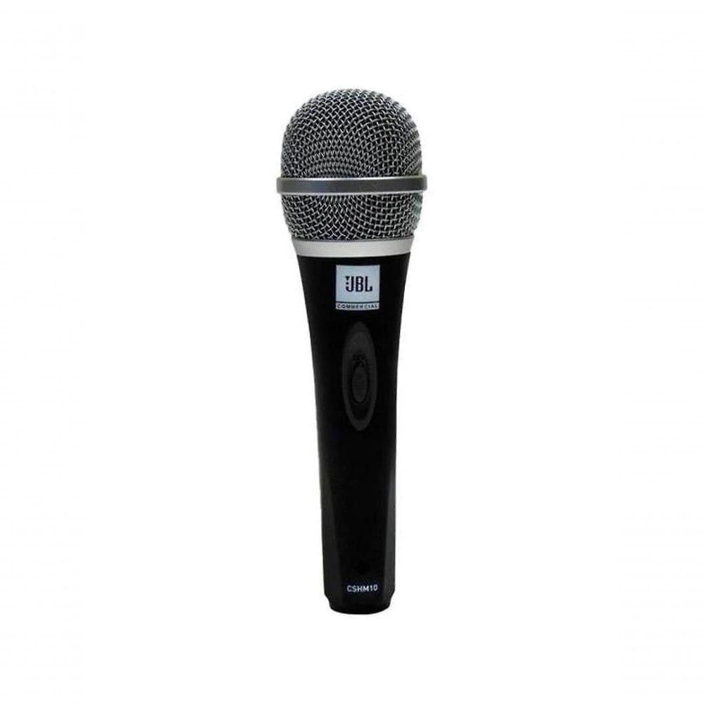 Microfone Dinâmico com Fio CSHM10 com Cápsula Supercardioide e Botão liga-desliga Preto JBL