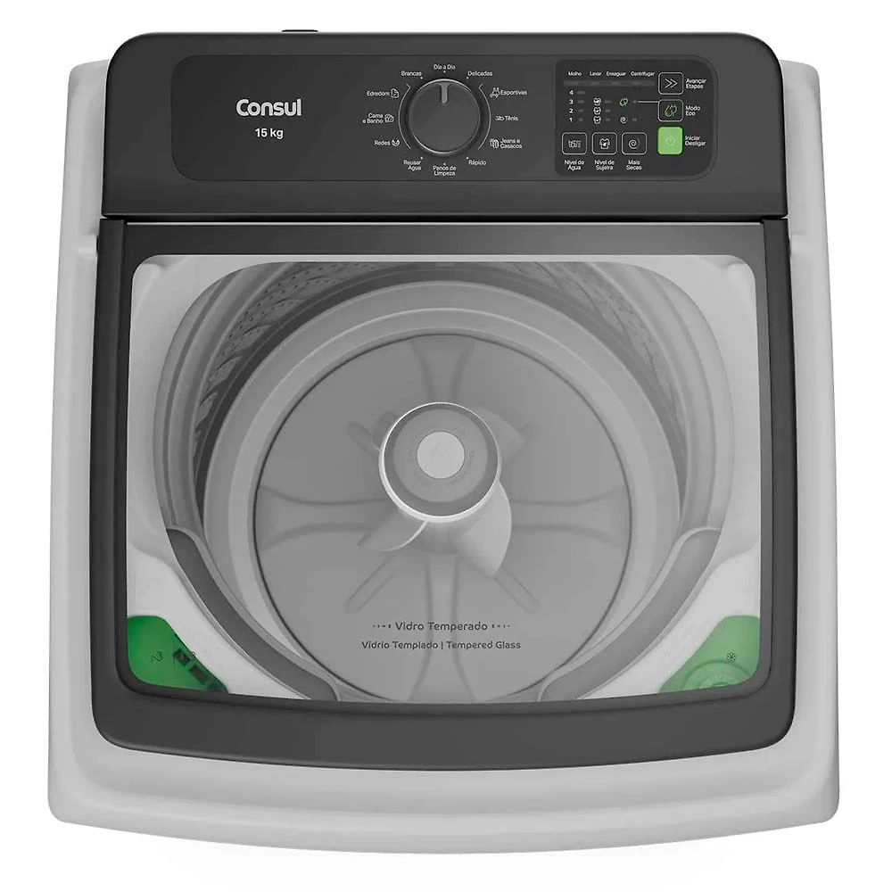 Miniatura Máquina de Lavar Consul 15kg com Modo Eco Branco - 110V