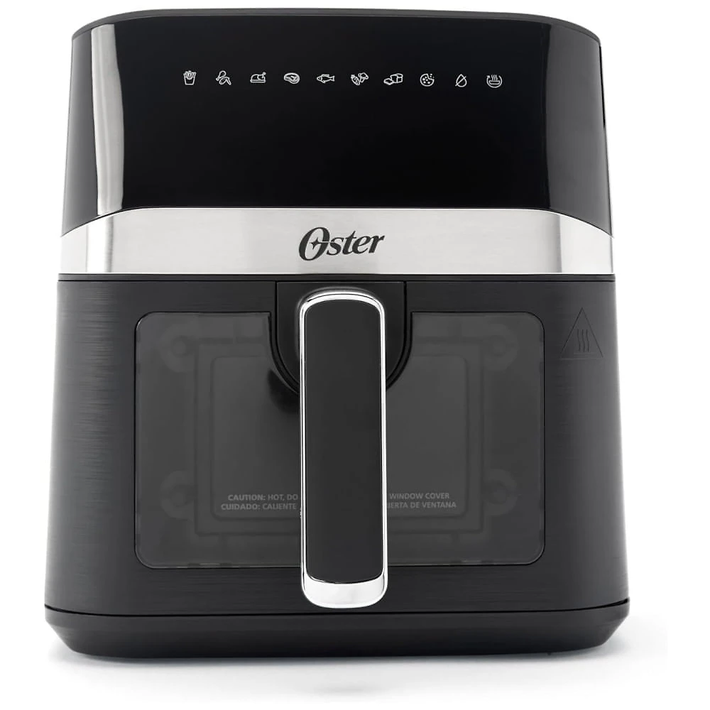 Air Fryer Digital de 3.73L com 10 Funções e Temporizador de 60 Min, 110V 1300W, Oster, Preta