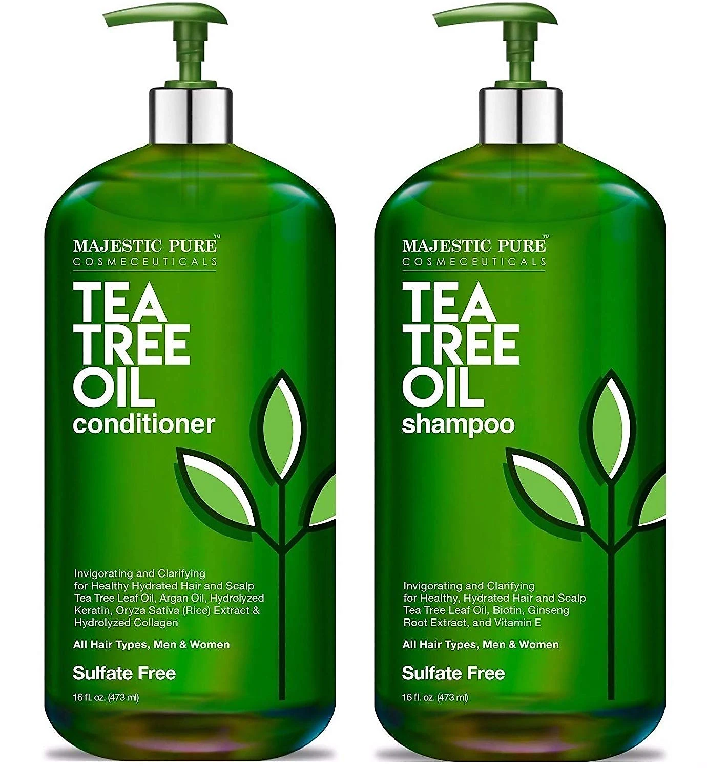 Shampoo e Condicionador Hidratação e Combate à Caspa Couro Todos os Tipos de Cabelo 450ml