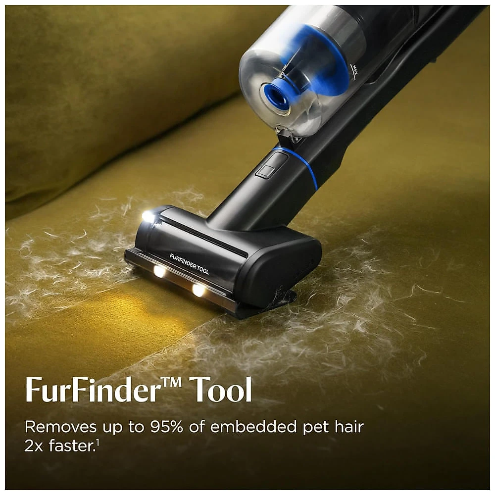 Aspirador Sem Fio Bissell PowerClean FurFinder Cinza Escuro Antiembaraço 200W 40 Minutos 25.2V.
