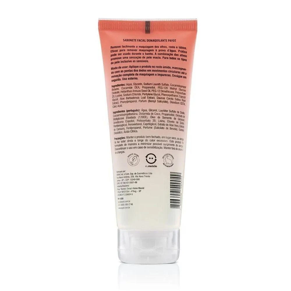 Miniatura Payot Sabonete Facial Demaquilante 100ml
