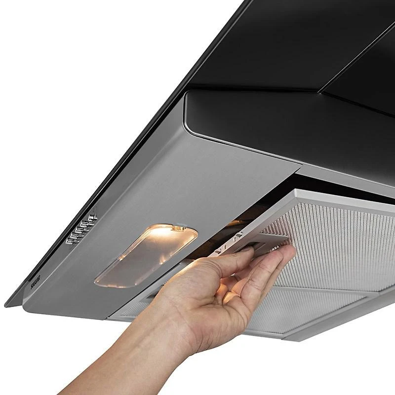 Miniatura Depurador De Ar Vidrio 90 Cm Inox 127V Suggar Dv91Ix