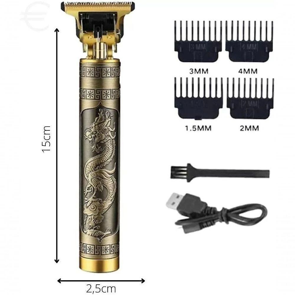 Kit Barbeador E Aparador De Pêlos Máquina Cortar Cabelo Cuidados Masculinos