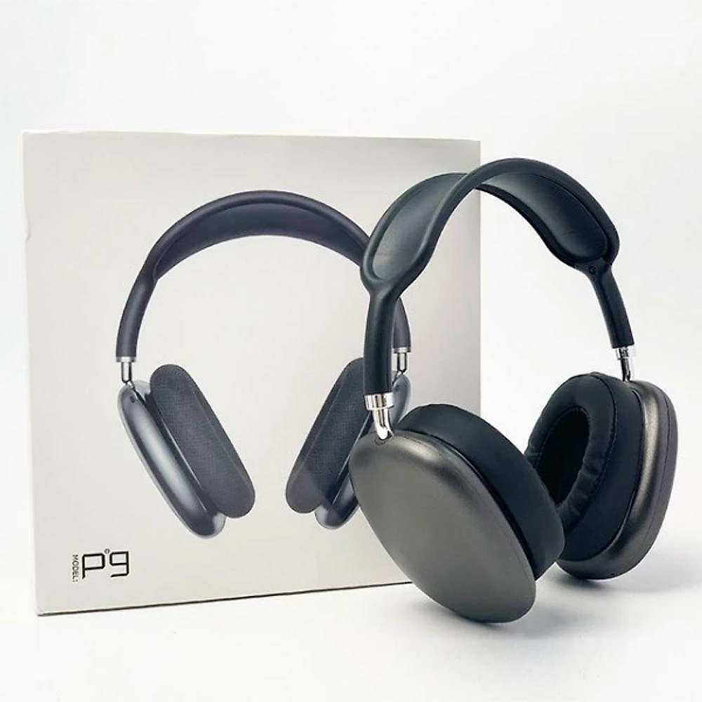 Fone de Ouvido Headset Bluetooth Sumexr P9 com Microfone e Cartão TF Bivolt Preto