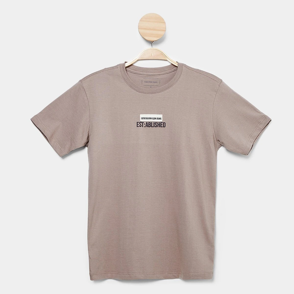 Camiseta Infantil Calvin Klein Ablished Menino