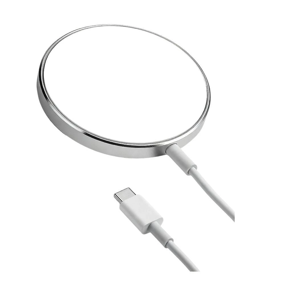 Carregador sem Fio MDM para Smartphone com Potência 15W Branco Simples Eficiente