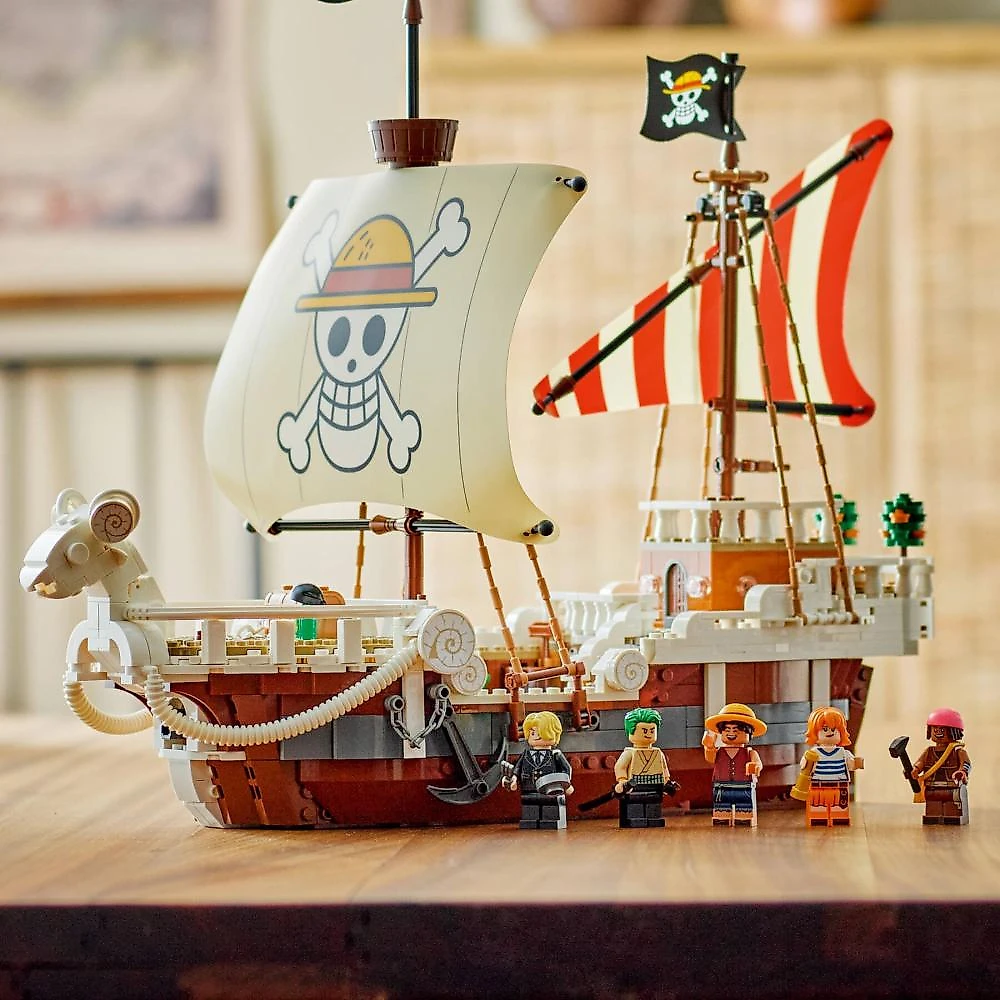 Lego® one piece - o navio pirata going merry