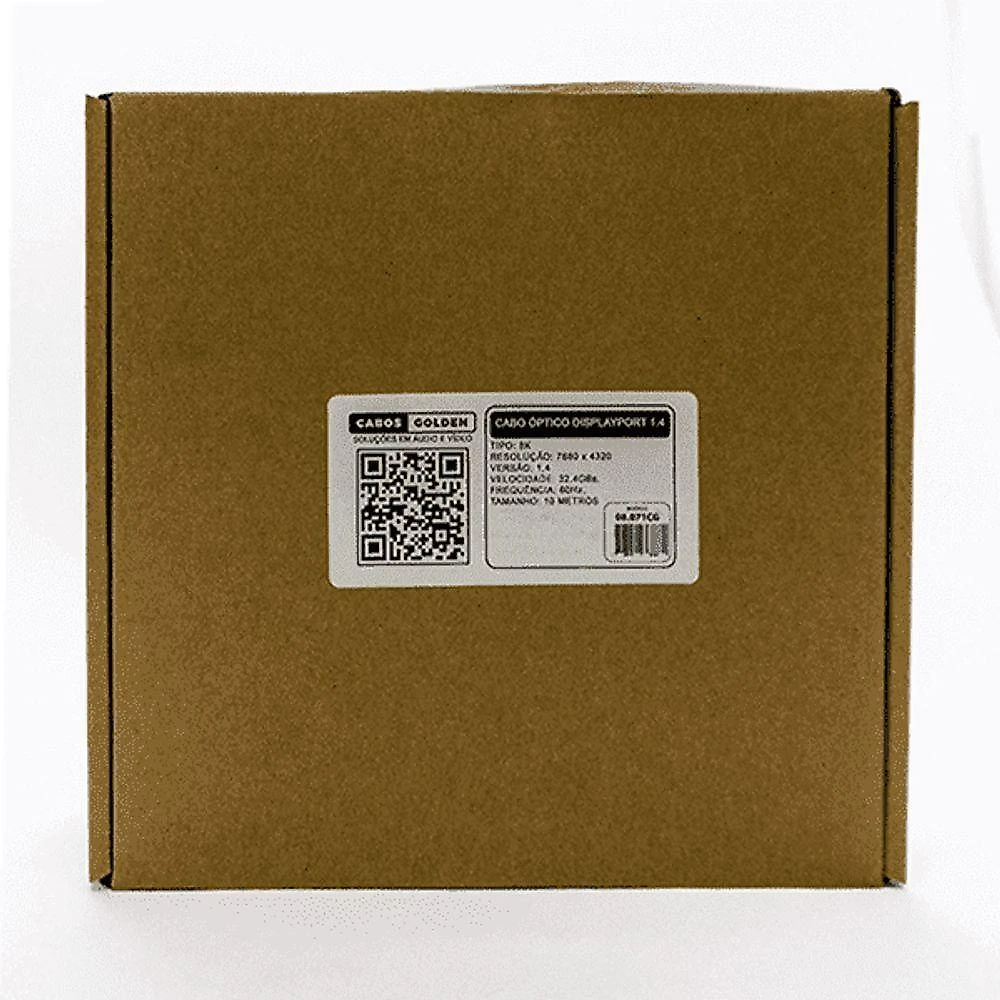 Cabo Displayport óptico 1.4 8k 60hz 48gbps Alto Desempenho (cg) - 100m