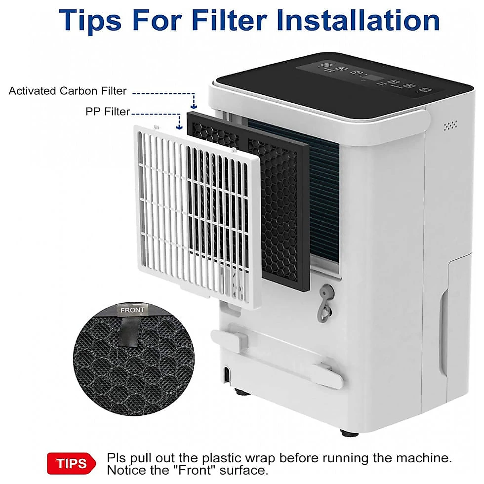 Desumidificador 1.5L até 140 m2 com Drenagem Automática, 110V, Shinco, Branco