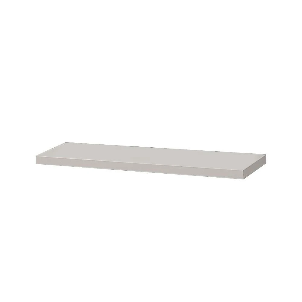 Prateleira Crie Fácil 30x15CM MDP Fixação Embutir Invisível Organizador Sala Branco Mercado