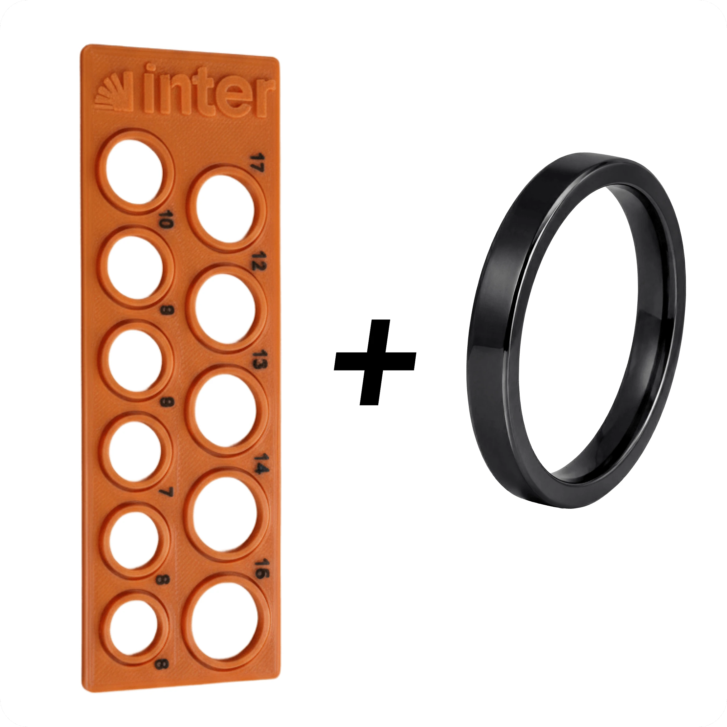 Inter Ring Black + Sizer