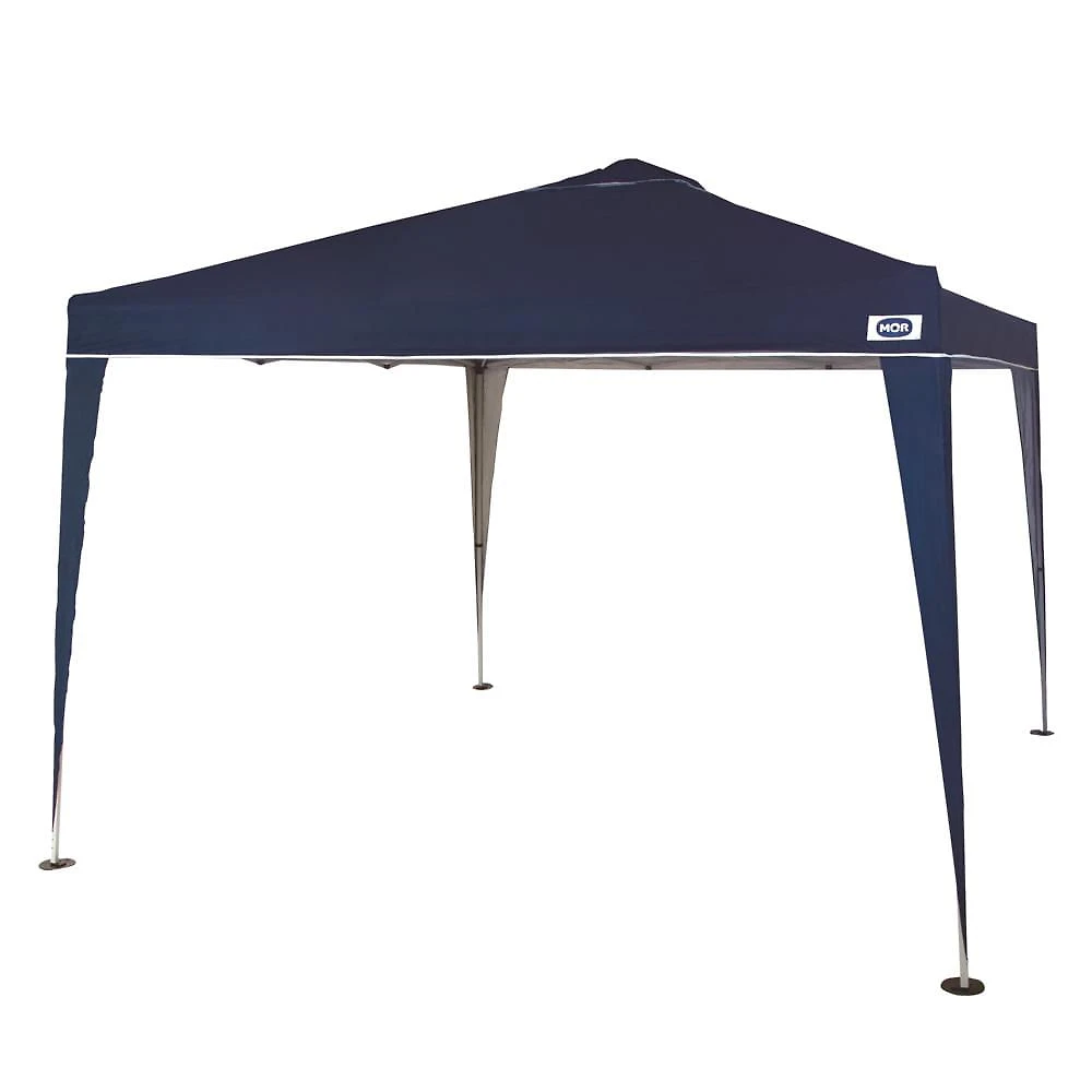 Miniatura Tenda Gazebo Praia Dobrável Preta Sanfonada 3 x 3 M Mor