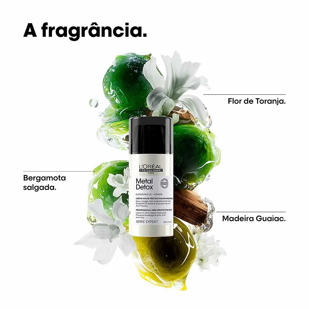 L'oréal professionnel metal detox leave-in creme de alta proteção 100ml