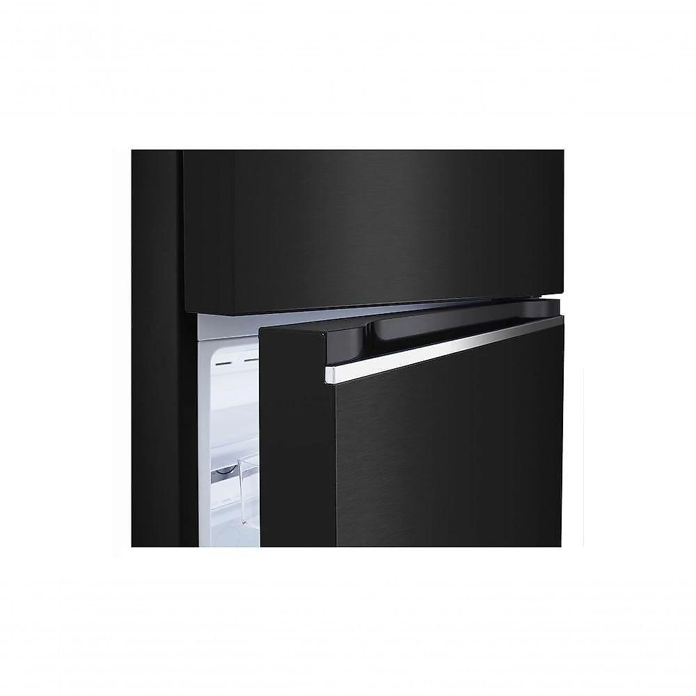 Geladeira LG Duplex Frost Free Inverter 395L Black Inox Top Mount 110V