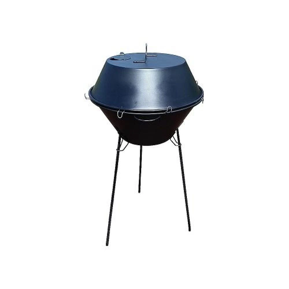 Churrasqueira Americana 475MM Portátil com Tampa Preta Tidão