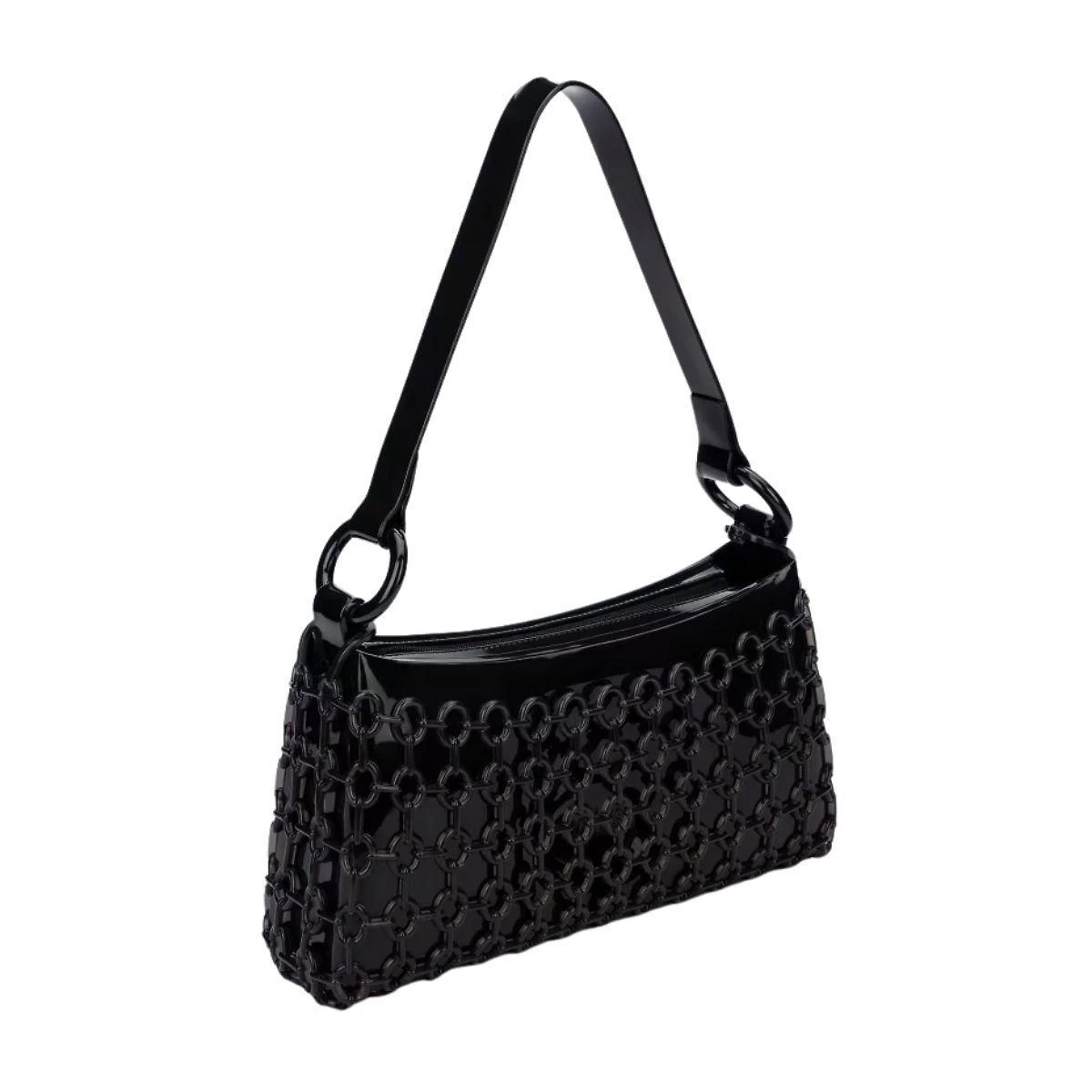 Miniatura Bolsa Melissa Hoop Bag Preta