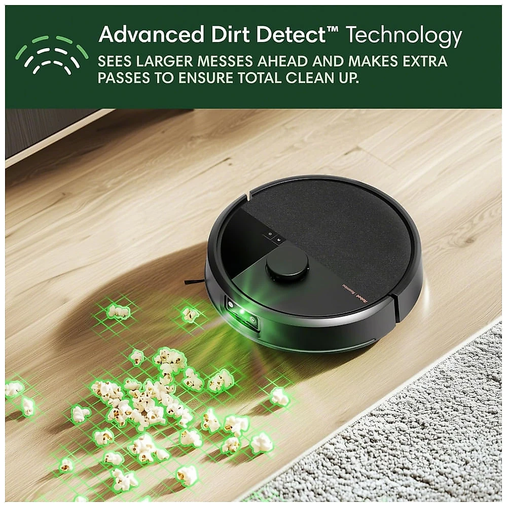 Robô Aspirador iRobot Roomba 504 Plus com Base AutoEmpty, LiDAR, Escovas Anti-Emaranhado e Sucção Extrema 210min Preto