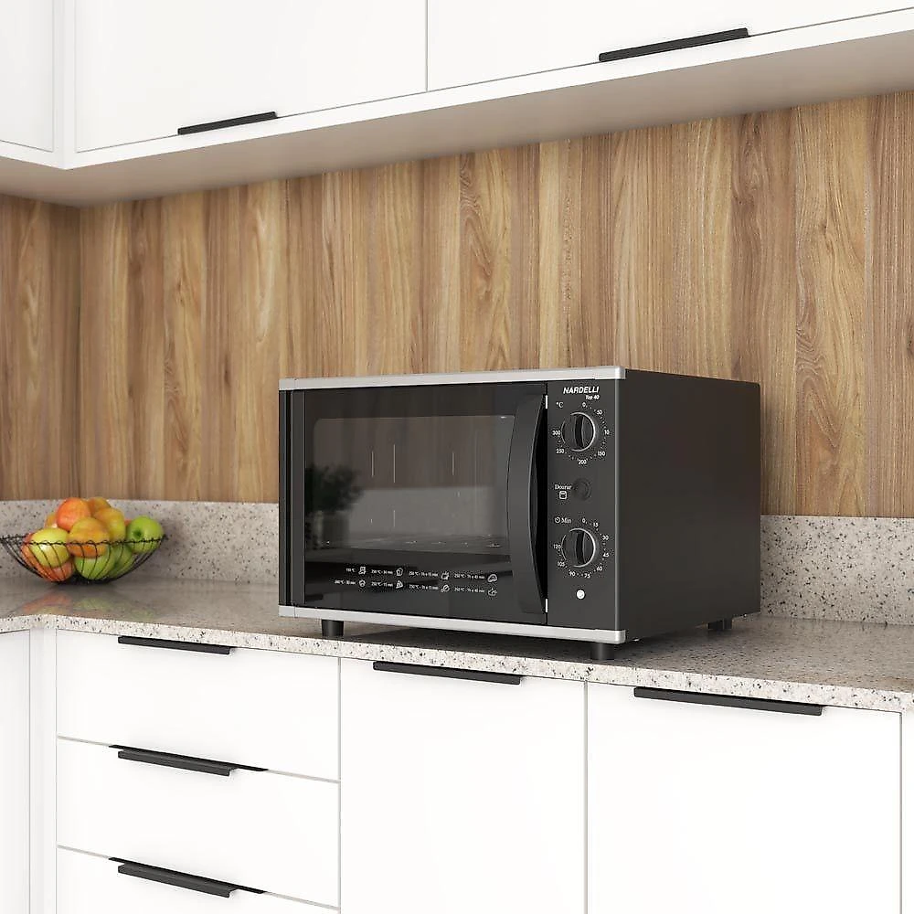 Forno Elétrico De Bancada 40 Litros Nardelli Top 40 Black Preto 220V