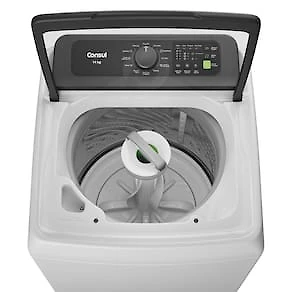 Miniatura Máquina de Lavar Consul CWN14AB 14kg Modo Eco Reuso de Água Filtro Anti-Fiapo Branca 110V