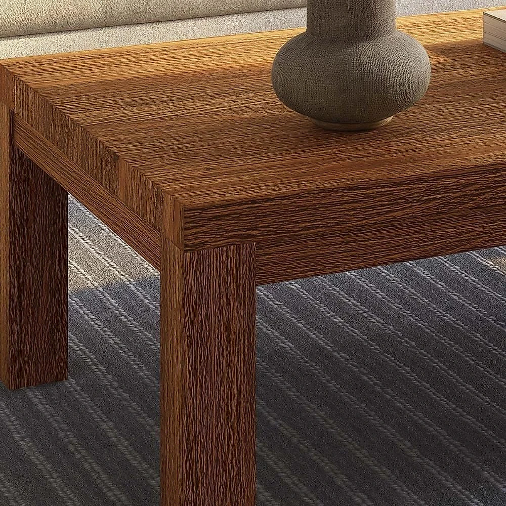 Mesa de Centro Floris Retangular Madeira Maciça 120CM Mpozenato