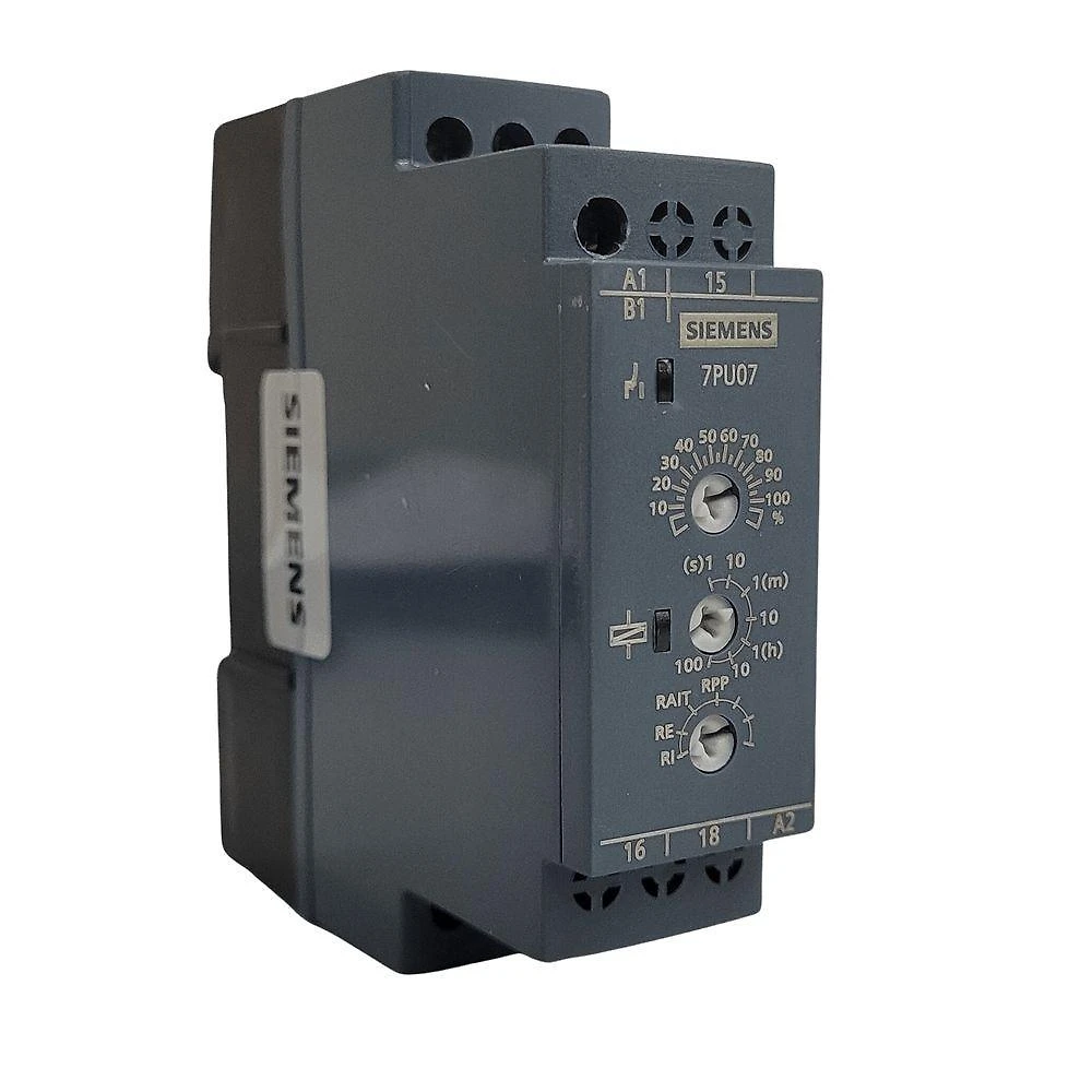 Relé de Tempo 7PU0701-0AW00 Multifunção 4 Funções Bivolt Siemens