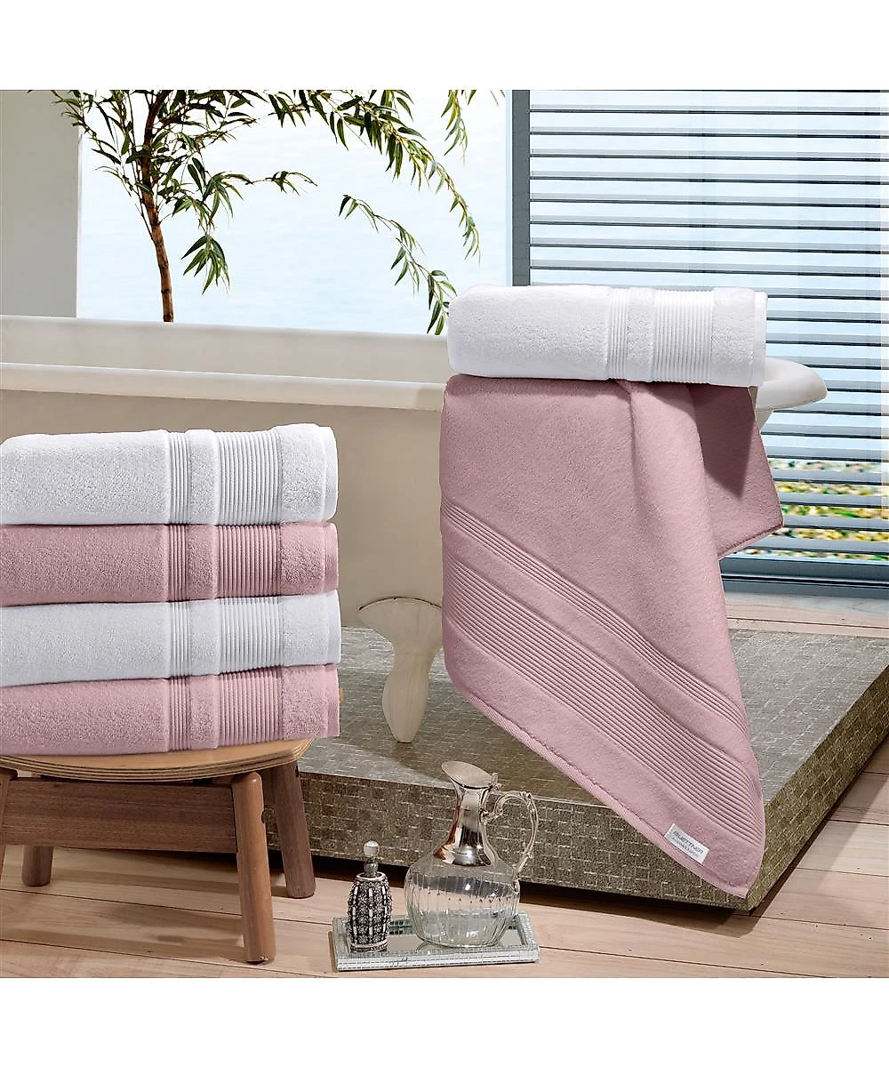 Jogo Banho Buettner Aliance 3294 Dusty Rose e Branco 5 Peças