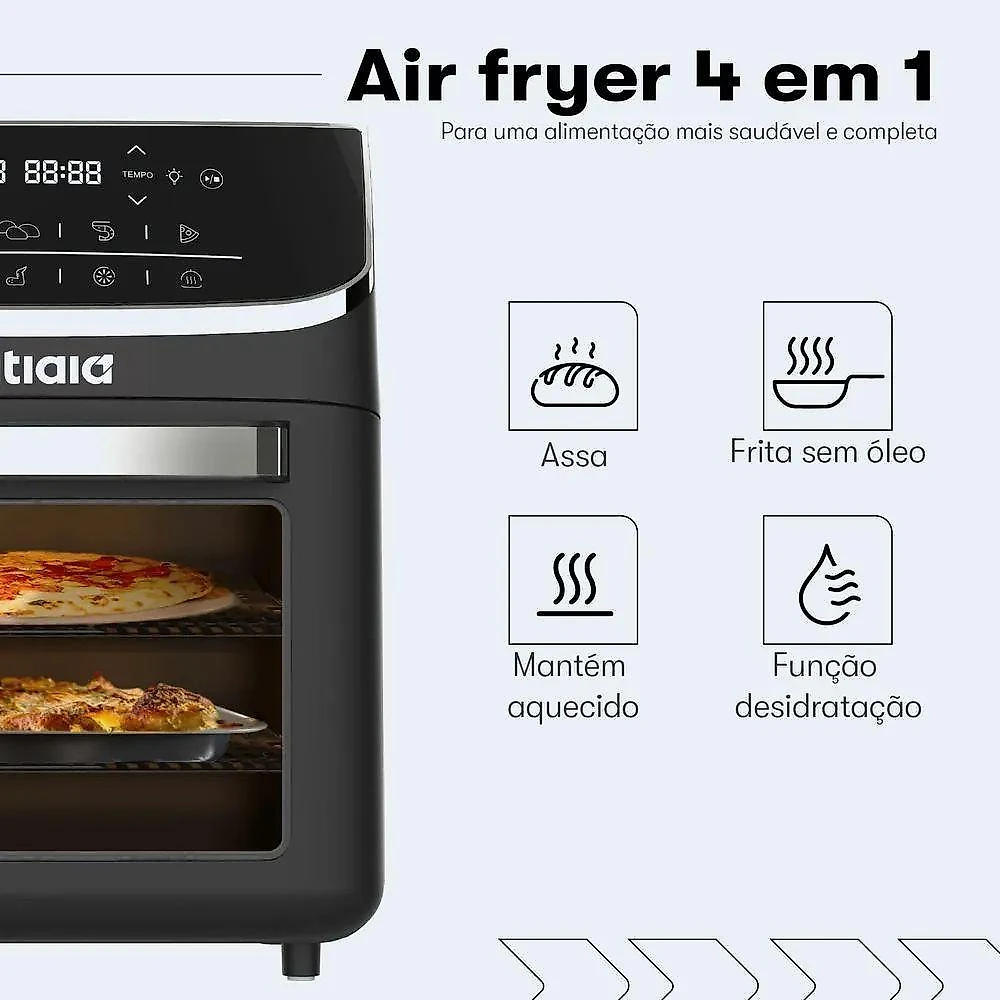 Fritadeira Air Fryer Itatiaia Forno 12L AFITA1004 110V