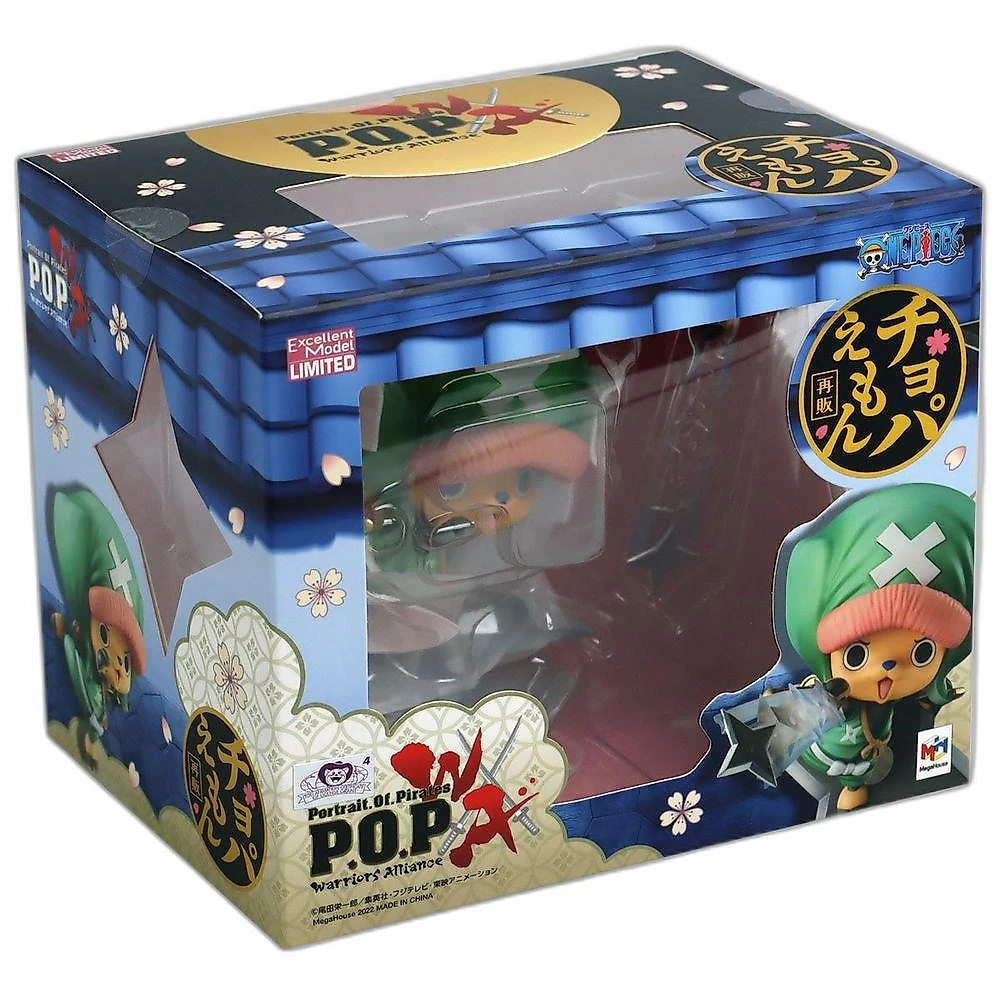 Figura de Coleção Megahouse Portrait.Of.Pirates Warriors Alliance Chopperemon One Piece Verde