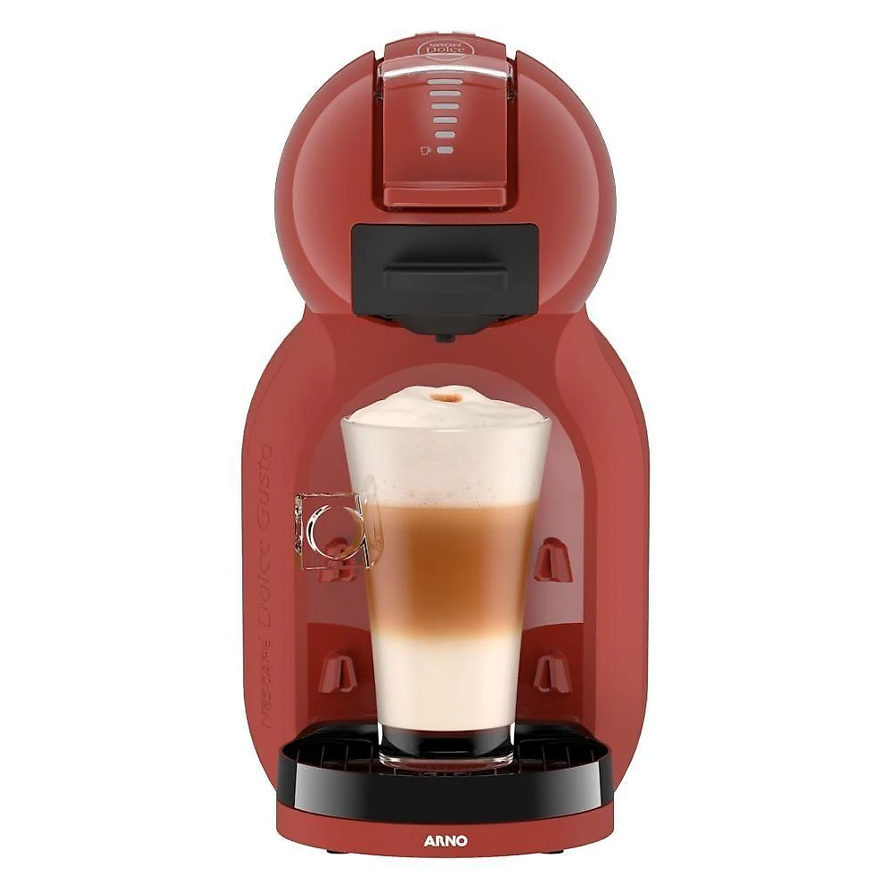 Kit Cafeteira Cápsula Dolce Gusto Mini Me 2.0 Plástico 12 Xícaras Terracota 1500W 220V