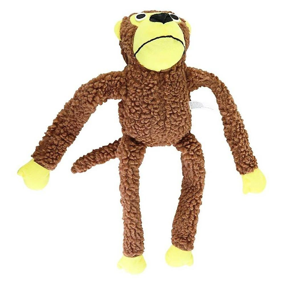 Brinquedo para Pets Napi Macaco Mordedor Grande para Cães Marrom em Poliéster e Algodão 55CM webcontinental-6013400049276
