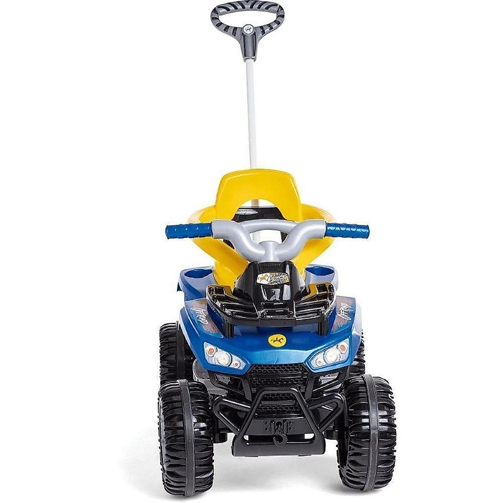 Veículo para Bebê Cross Up 2 em 1 com Som Azul Calesita Brinquedos