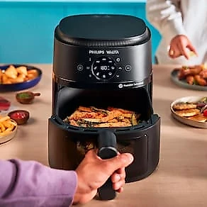 Fritadeira Elétrica Airfryer Philips Walita Série 2000 XL Digital NA230/00 1700W Preta 110V