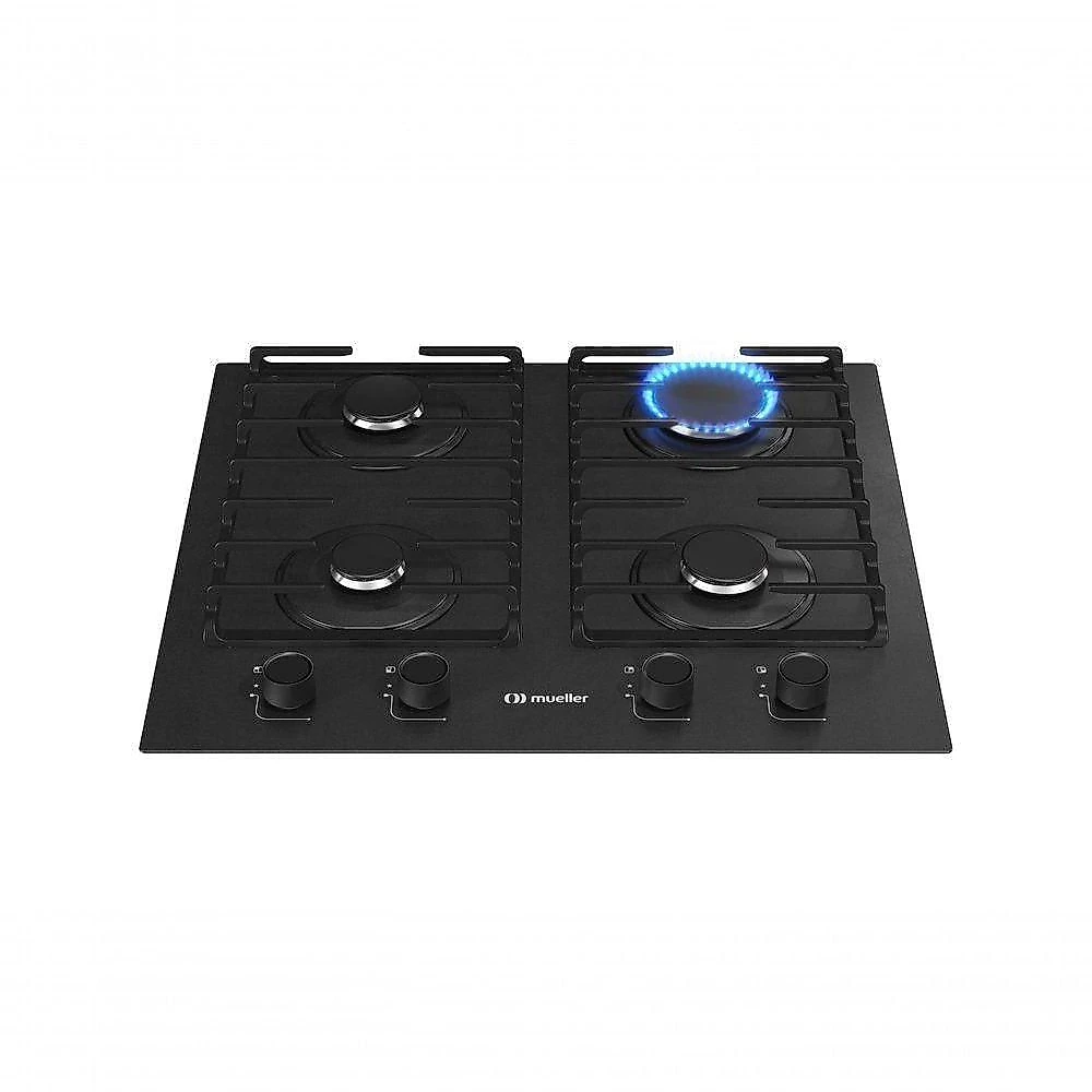Cooktop Mueller 4 Bocas Antiaderente com Grades de Ferro Fundido MCG4BN Bivolt