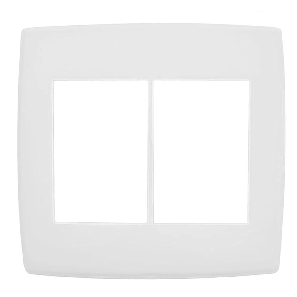 Placa de Interruptores Pial Plus 3+3 Funções Design Original Branco Pial