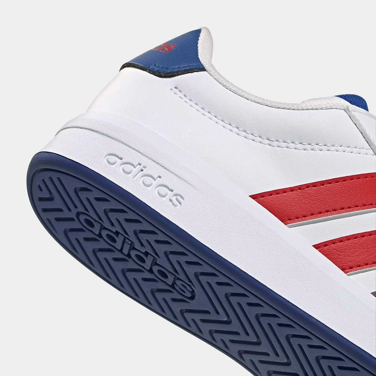 Tênis Infantil Adidas Grand Court 3.0 Branco+Azul Royal - 33
